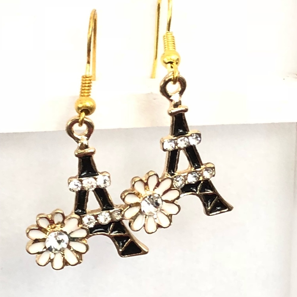 Handmade Earrings in Honor of French Designer